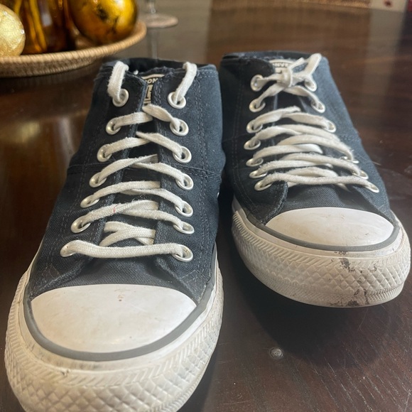 Converse Men's Black Canvas Sneakers women size 7, men’s size 5 Chuck Taylor - Picture 2 of 6